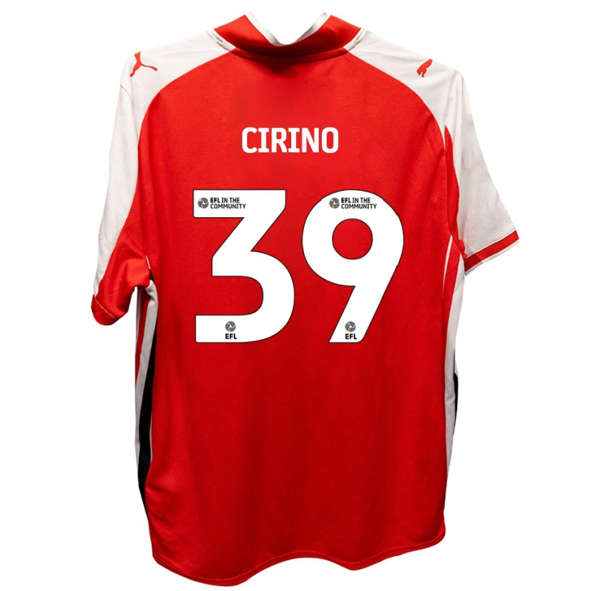 Danxen Kid Raffaele Cirino #39 Red White Home Jersey 2025/26 T-Shirt
