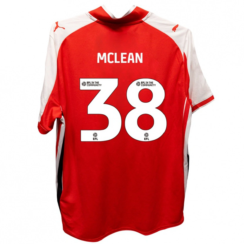 Danxen Kid Crispin Mclean #38 Red White Home Jersey 2025/26 T-Shirt