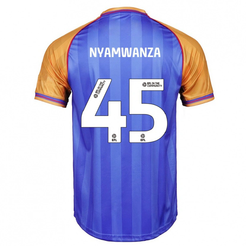 Danxen Kid Simba Nyamwanza #45 Blue Orange Home Jersey 2025/26 T-Shirt
