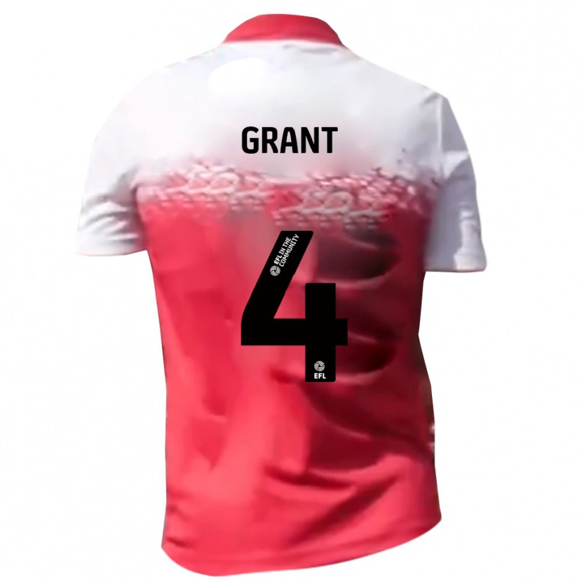 Danxen Kid Conor Grant #4 Red White Home Jersey 2025/26 T-Shirt