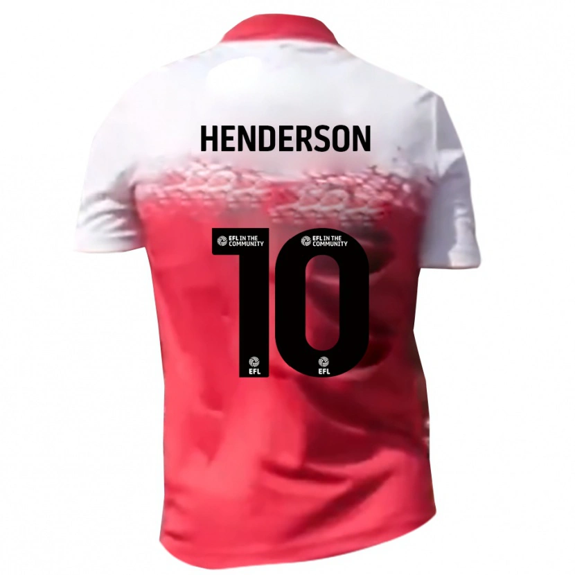 Danxen Kid Alex Henderson #10 Red White Home Jersey 2025/26 T-Shirt