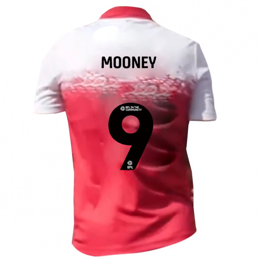 Danxen Kid Kelsey Mooney #9 Red White Home Jersey 2025/26 T-Shirt