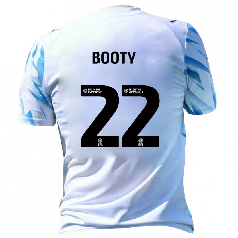 Danxen Kid Regan Booty #22 White Sky Blue Home Jersey 2025/26 T-Shirt