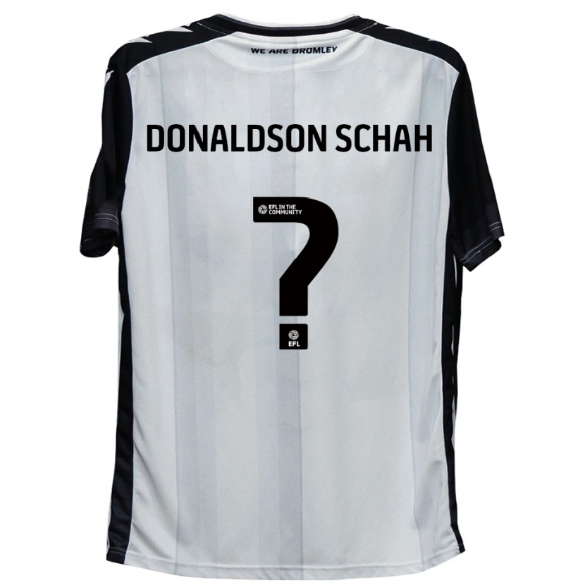 Danxen Kid Anwen Donaldson Schah #0 White Black Home Jersey 2025/26 T-Shirt