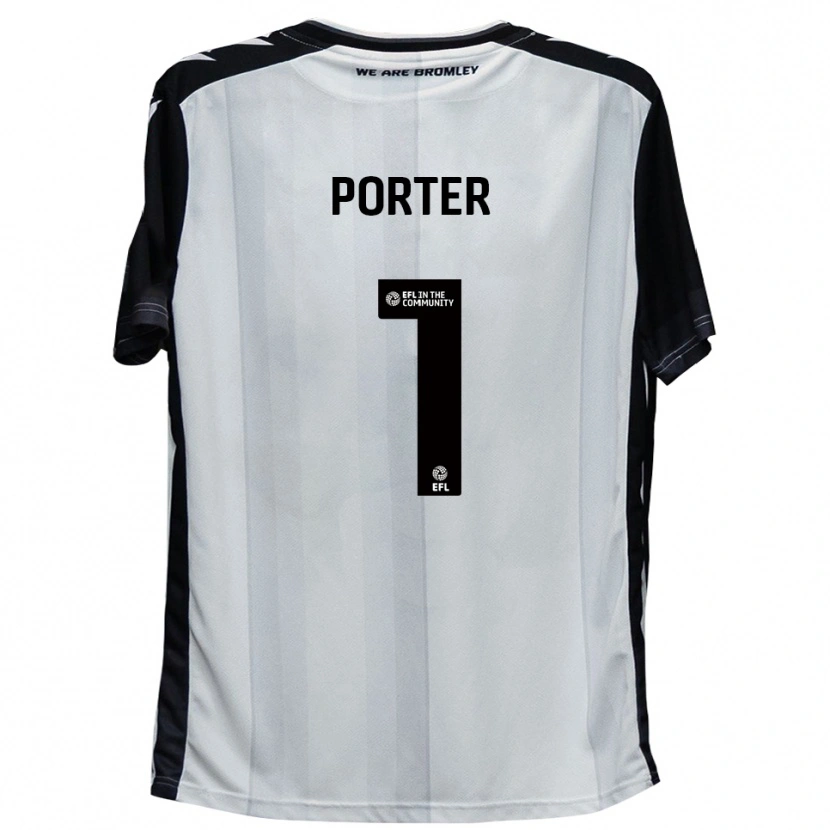 Danxen Kid George Porter #1 White Black Home Jersey 2025/26 T-Shirt