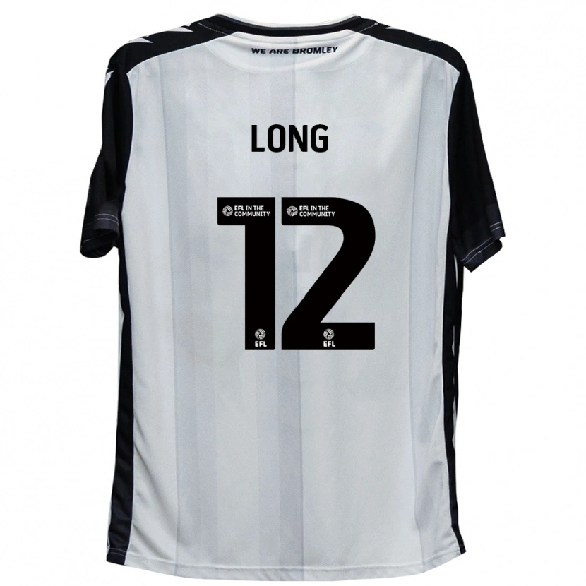 Danxen Kid Sam Long #12 White Black Home Jersey 2025/26 T-Shirt