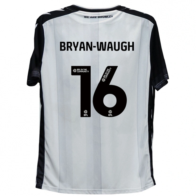 Danxen Kid Brandon Bryan-Waugh #16 White Black Home Jersey 2025/26 T-Shirt