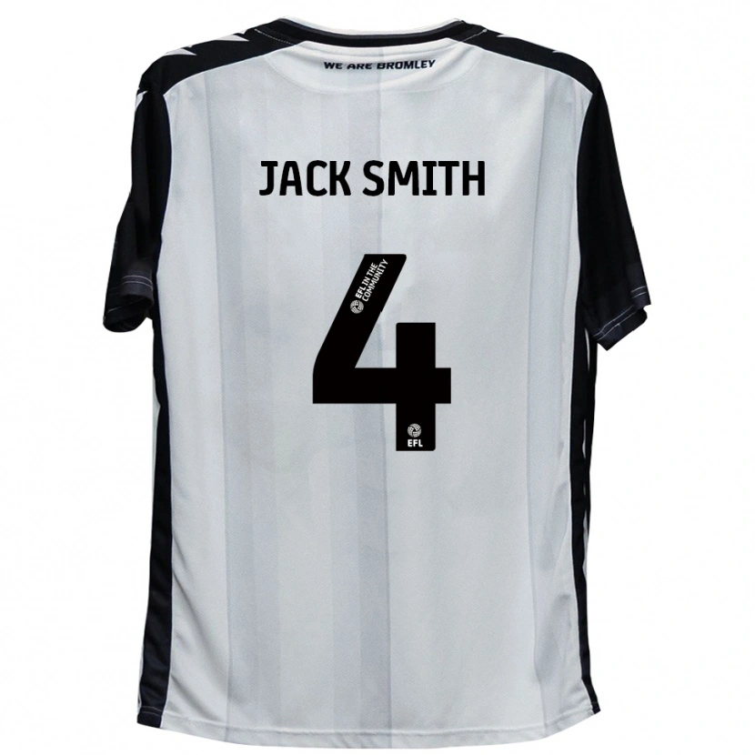 Danxen Kid Jack Smith #4 White Black Home Jersey 2025/26 T-Shirt