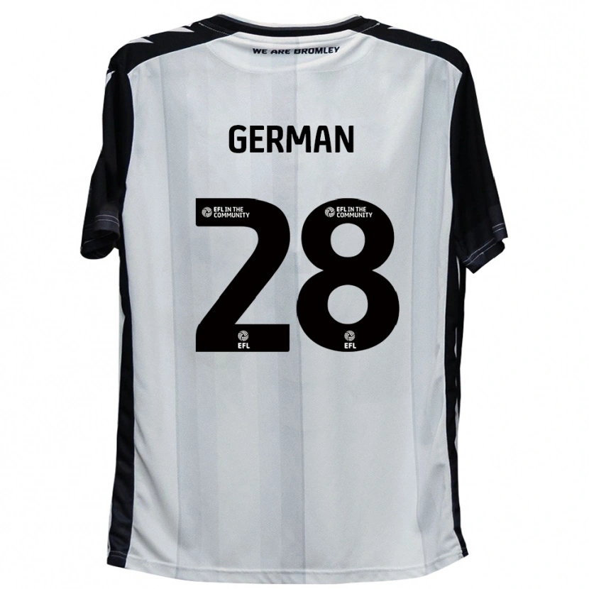 Danxen Kid Sam German #28 White Black Home Jersey 2025/26 T-Shirt