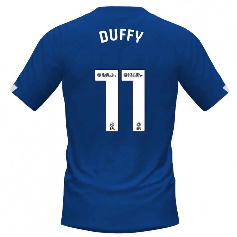 Danxen Kid Dylan Duffy #11 Blue White Home Jersey 2025/26 T-Shirt