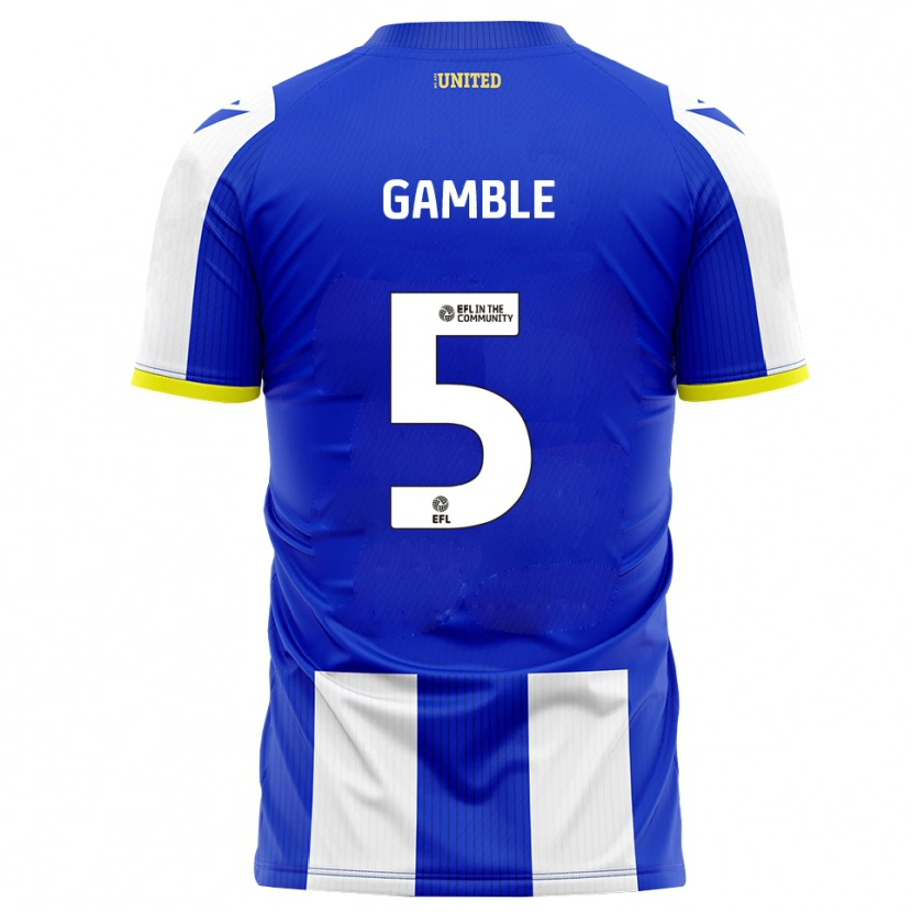 Danxen Kid Niamh Gamble #5 Blue White Home Jersey 2025/26 T-Shirt