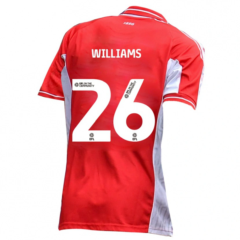 Danxen Kid Jay Williams #26 Red White Home Jersey 2025/26 T-Shirt