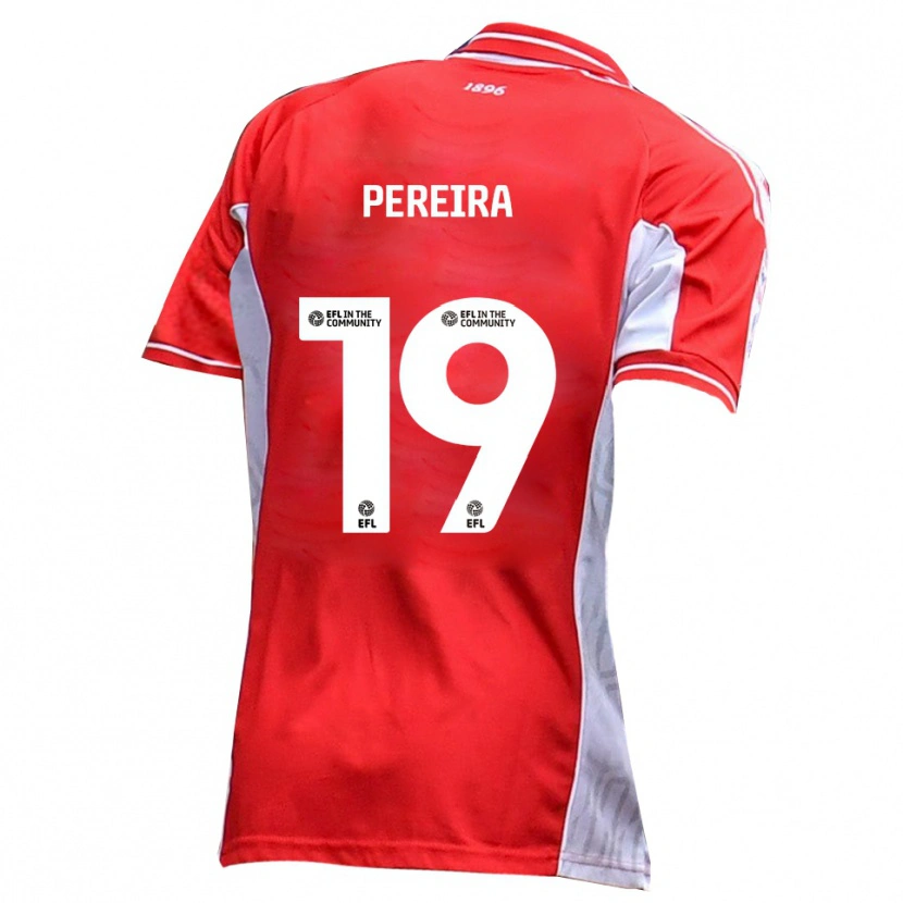Danxen Kid Dion Pereira #19 Red White Home Jersey 2025/26 T-Shirt