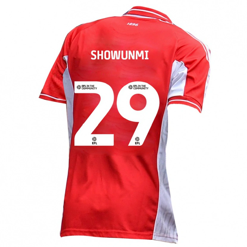 Danxen Kid Tola Showunmi #29 Red White Home Jersey 2025/26 T-Shirt
