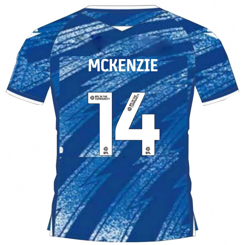 Danxen Kid Robbie Mckenzie #14 Blue White Home Jersey 2025/26 T-Shirt
