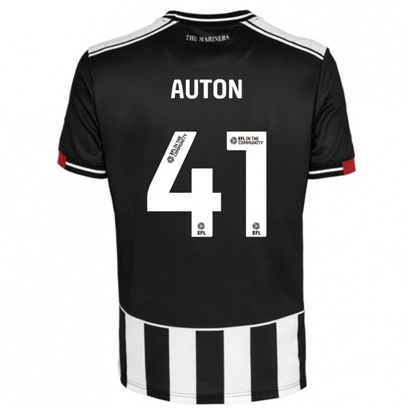 Danxen Kid Sebastian Auton #41 Black White Red Home Jersey 2025/26 T-Shirt