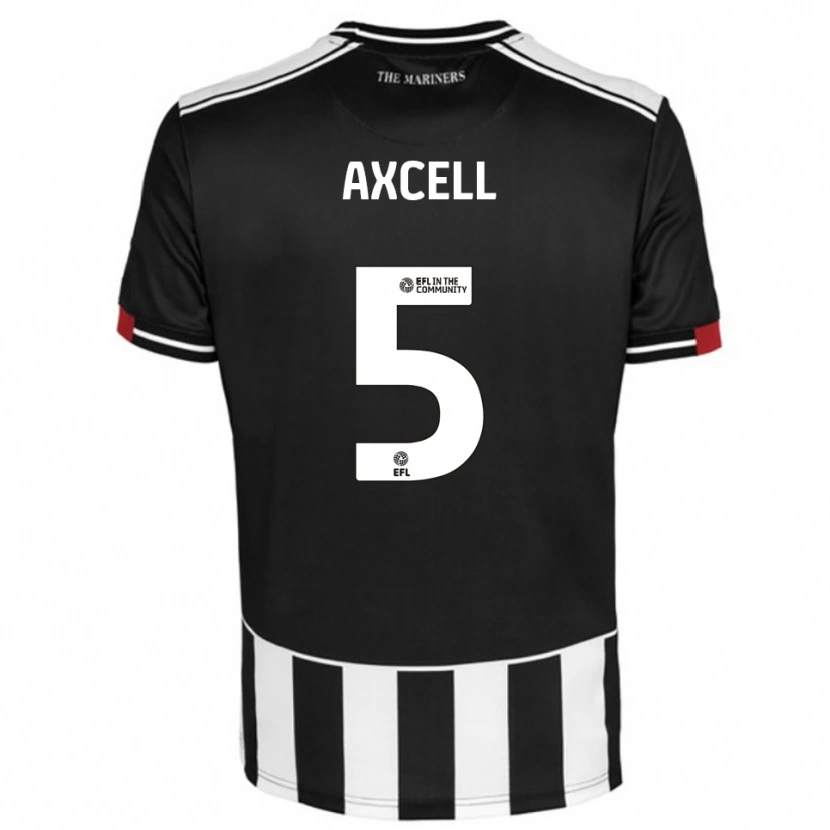 Danxen Kid Finley Axcell #5 Black White Red Home Jersey 2025/26 T-Shirt