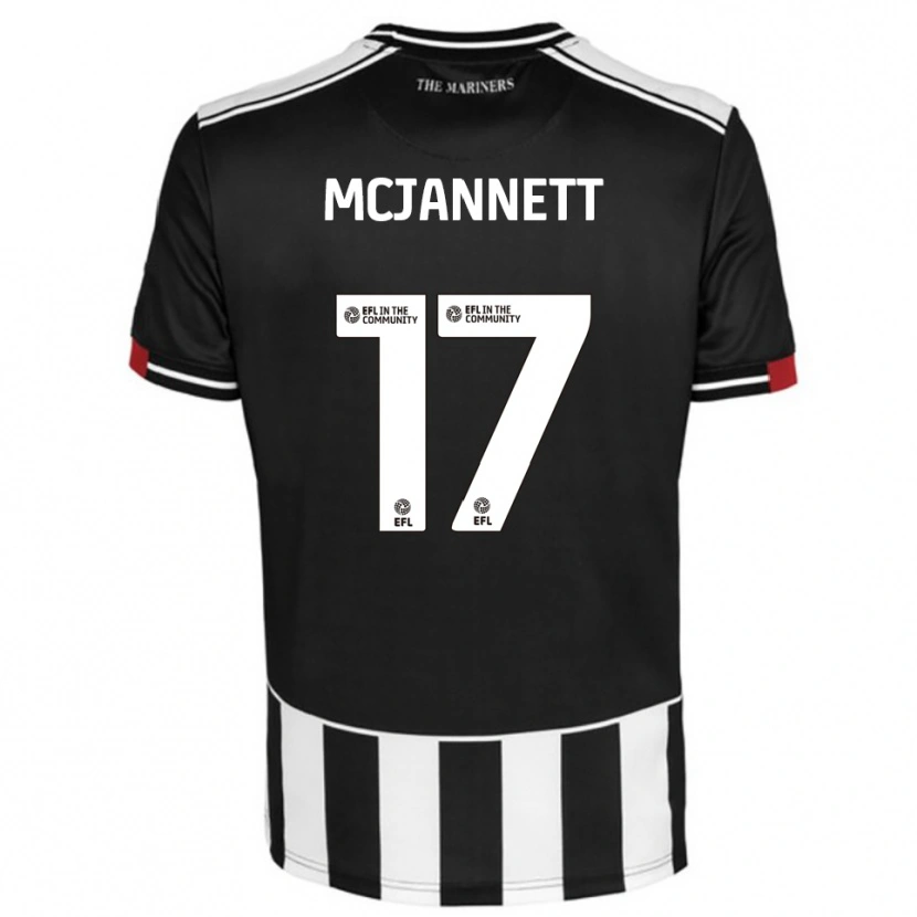 Danxen Kid Cameron Mcjannett #17 Black White Red Home Jersey 2025/26 T-Shirt