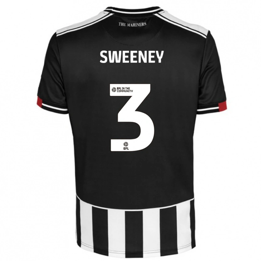 Danxen Kid Jayden Sweeney #3 Black White Red Home Jersey 2025/26 T-Shirt