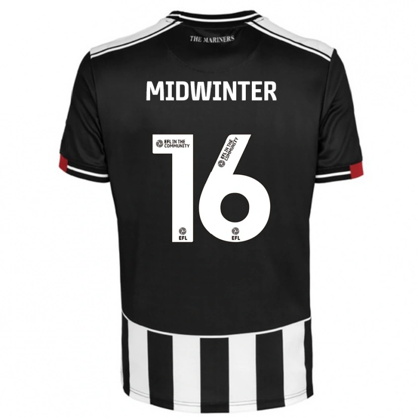 Danxen Kid Carlo Midwinter #16 Black White Red Home Jersey 2025/26 T-Shirt