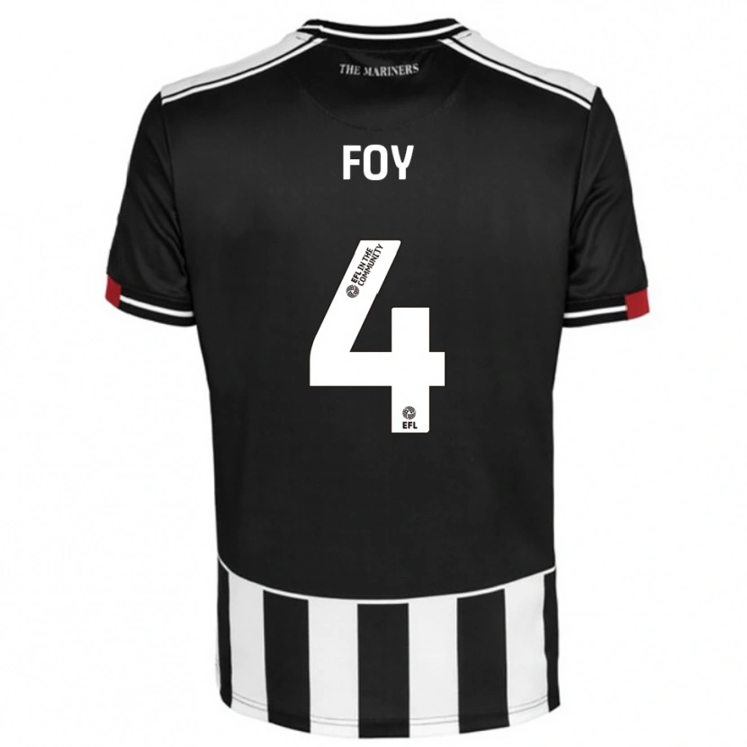 Danxen Kid Alfie Foy #4 Black White Red Home Jersey 2025/26 T-Shirt