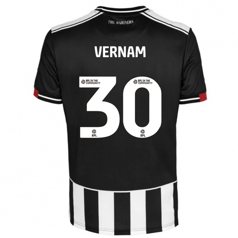Danxen Kid Charles Vernam #30 Black White Red Home Jersey 2025/26 T-Shirt