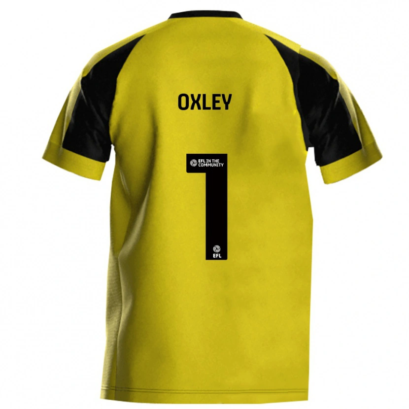 Danxen Kid Mark Oxley #1 Yellow Gray Home Jersey 2025/26 T-Shirt