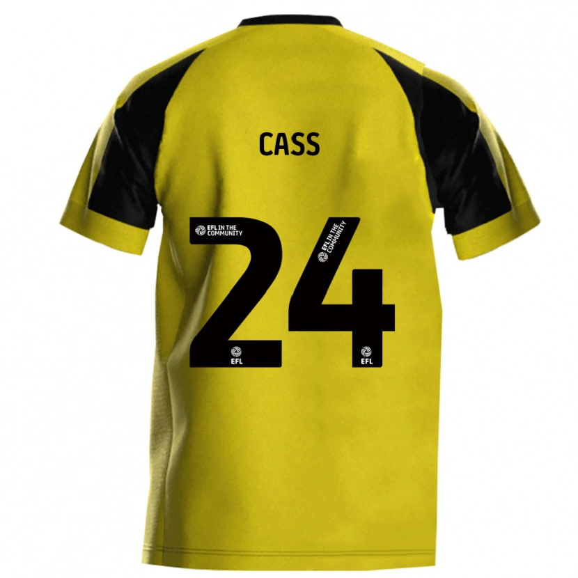Danxen Kid Lewis Cass #24 Yellow Gray Home Jersey 2025/26 T-Shirt