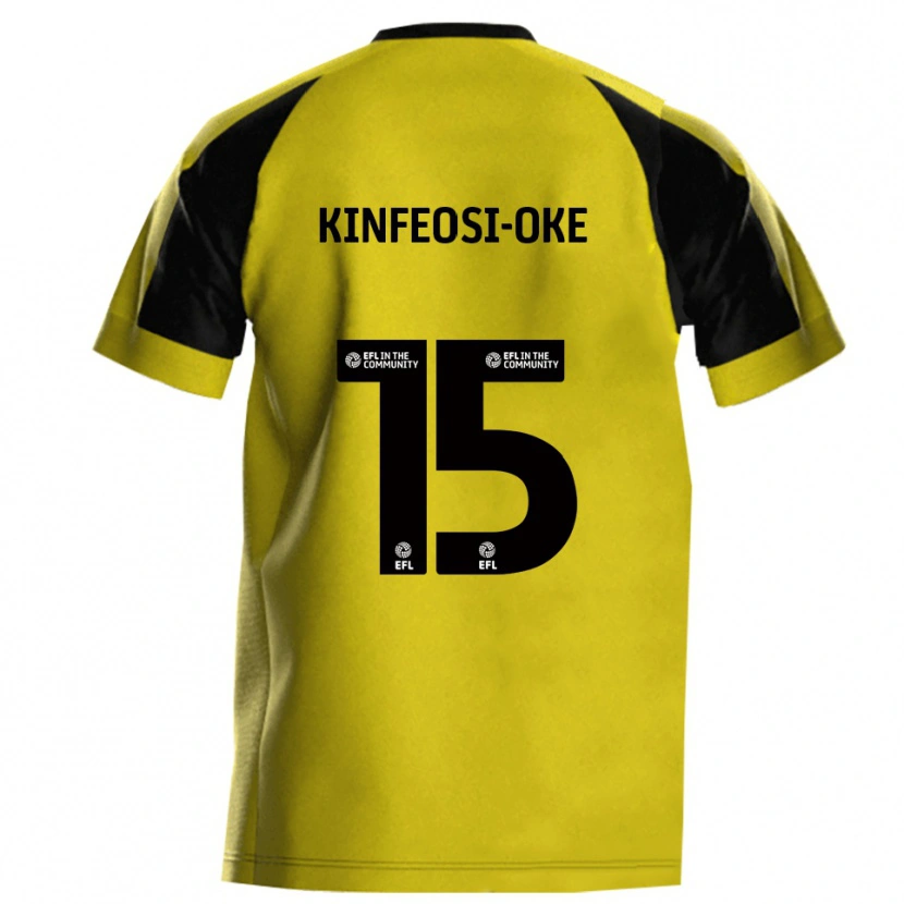 Danxen Kid Tioluwanimofe Kinfeosi-Oke #15 Yellow Gray Home Jersey 2025/26 T-Shirt