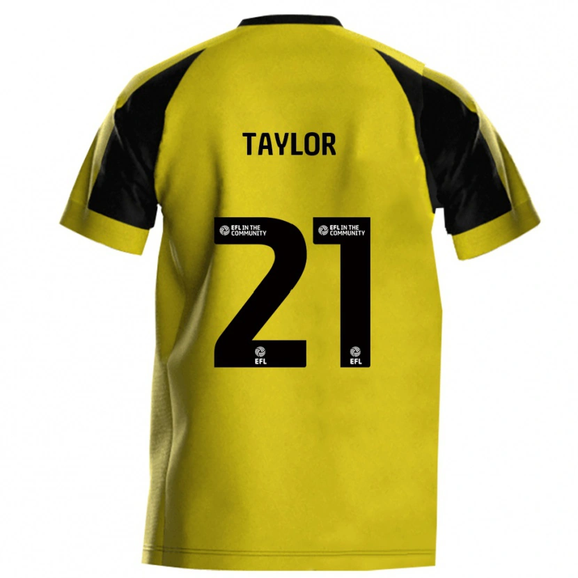 Danxen Kid Ellis Taylor #21 Yellow Gray Home Jersey 2025/26 T-Shirt
