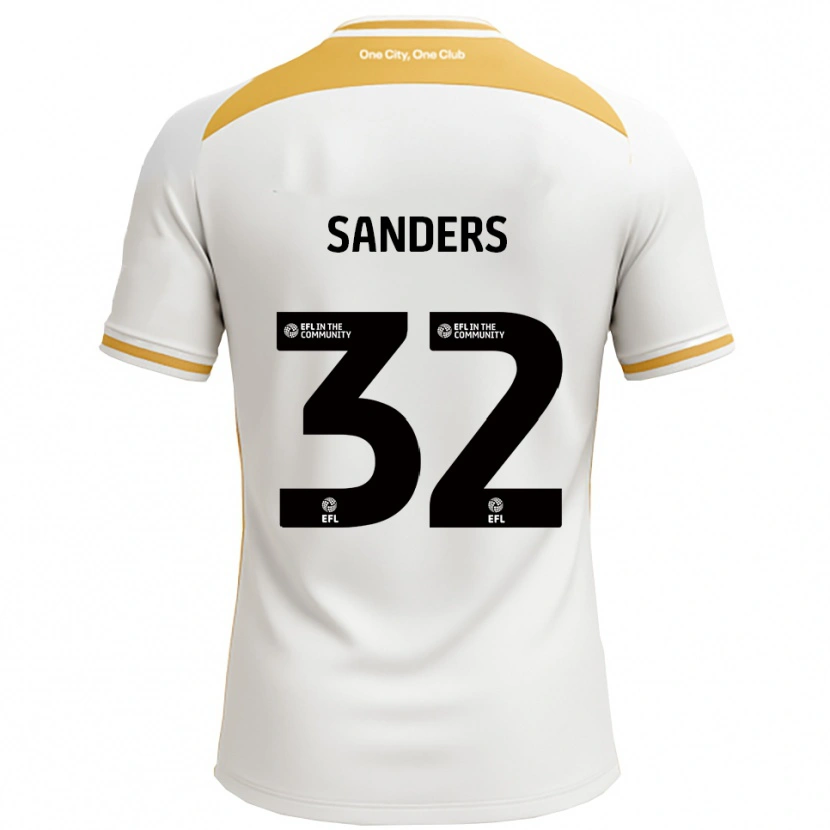 Danxen Kid Jack Sanders #32 White Gold Home Jersey 2025/26 T-Shirt