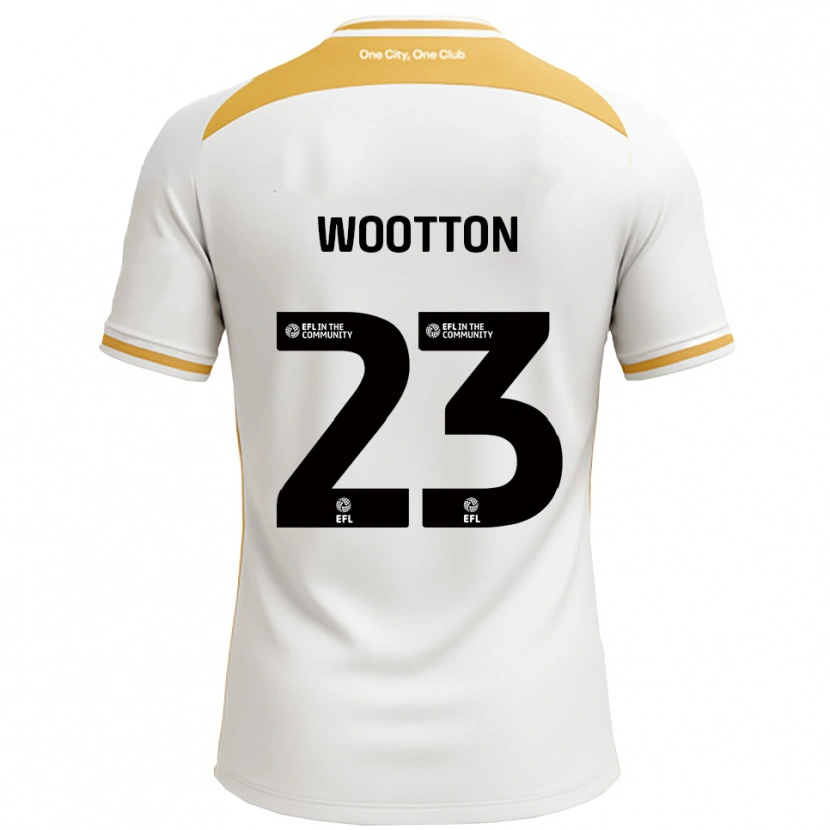 Danxen Kid Sydney Wootton #23 White Gold Home Jersey 2025/26 T-Shirt