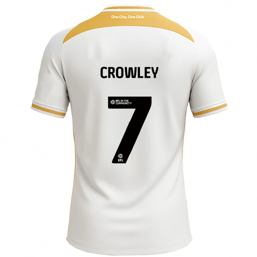 Danxen Kid Dan Crowley #7 White Gold Home Jersey 2025/26 T-Shirt