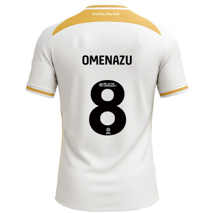 Danxen Kid Favour Omenazu #8 White Gold Home Jersey 2025/26 T-Shirt