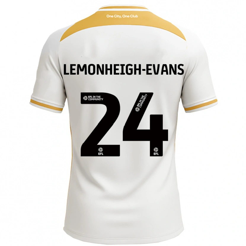 Danxen Kid Connor Lemonheigh-Evans #24 White Gold Home Jersey 2025/26 T-Shirt