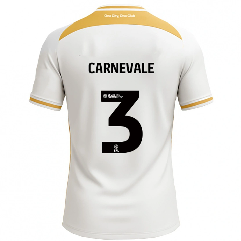 Danxen Kid Giusy Carnevale #3 White Gold Home Jersey 2025/26 T-Shirt