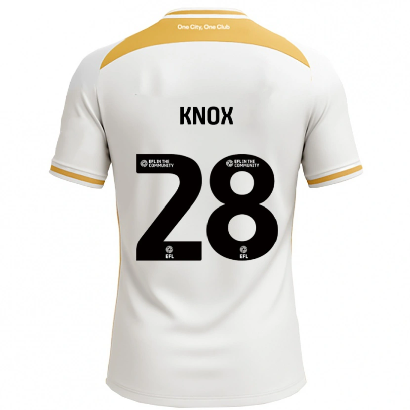 Danxen Kid Mollie Knox #28 White Gold Home Jersey 2025/26 T-Shirt