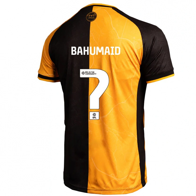 Danxen Kid Jaden Bahumaid #0 Yellow Black Home Jersey 2025/26 T-Shirt