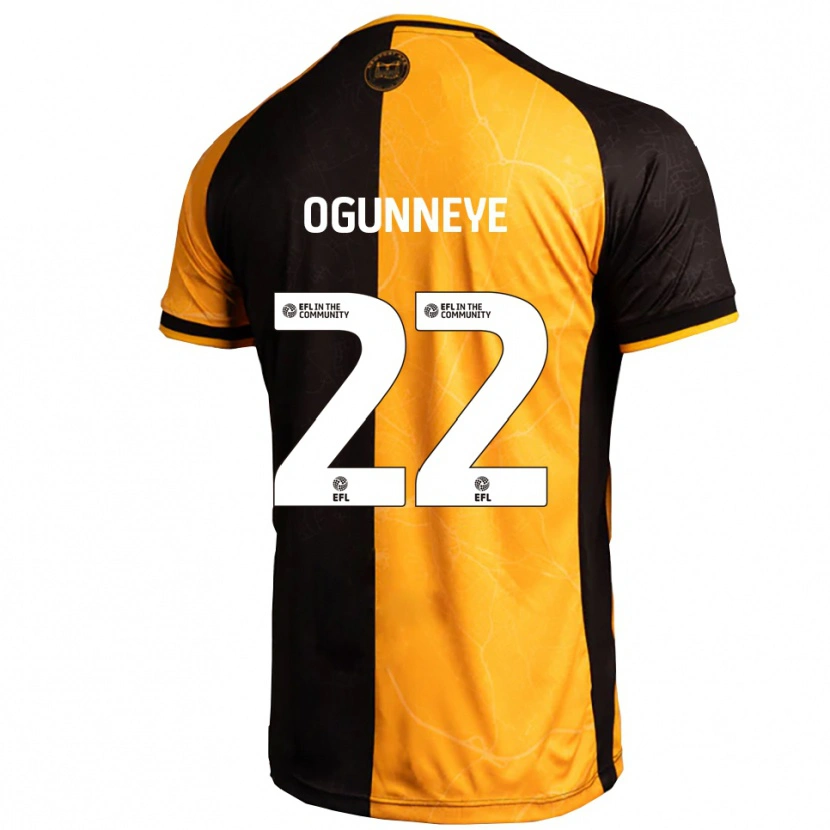 Danxen Kid Habeeb Ogunneye #22 Yellow Black Home Jersey 2025/26 T-Shirt