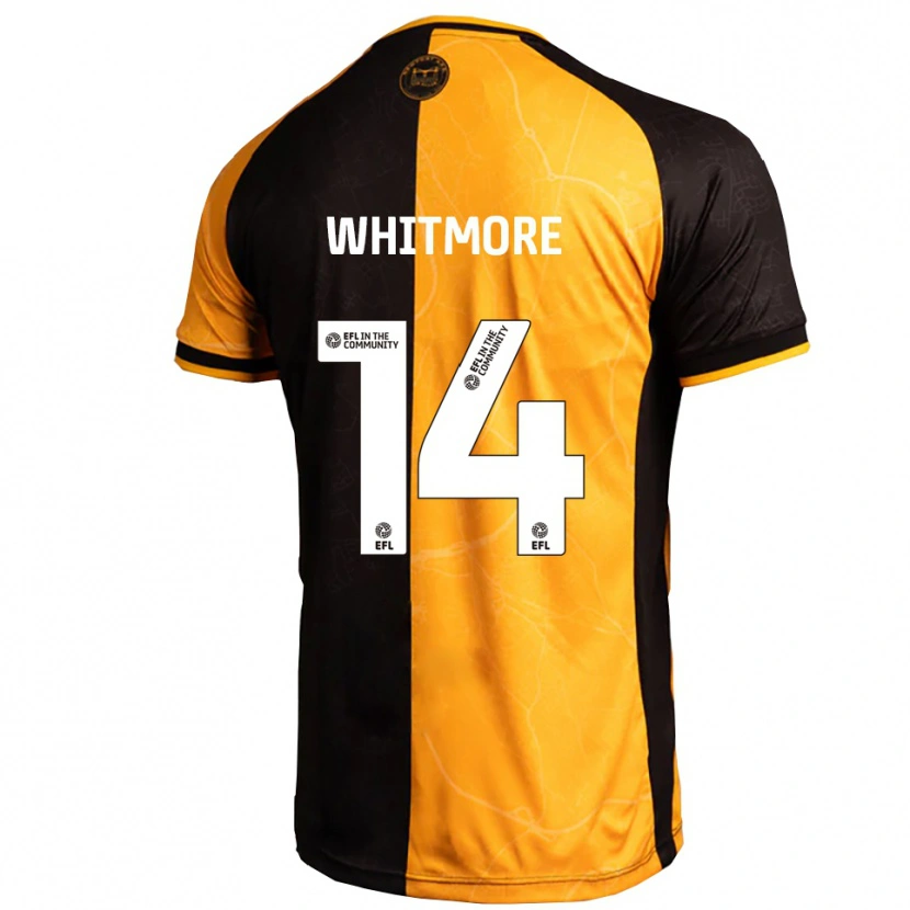 Danxen Kid Kai Whitmore #14 Yellow Black Home Jersey 2025/26 T-Shirt