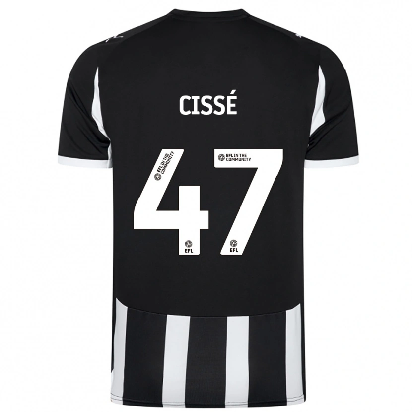 Danxen Kid Cassius Cissé #47 Black White Home Jersey 2025/26 T-Shirt