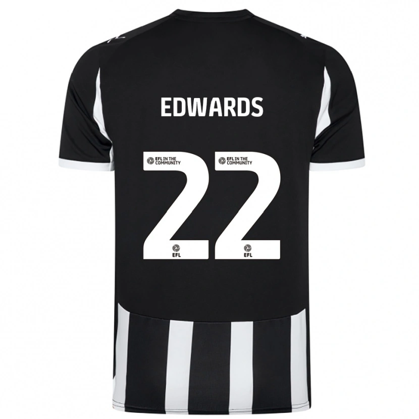 Danxen Kid Curtis Edwards #22 Black White Home Jersey 2025/26 T-Shirt