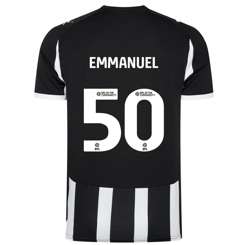 Danxen Kid Daniel Emmanuel #50 Black White Home Jersey 2025/26 T-Shirt