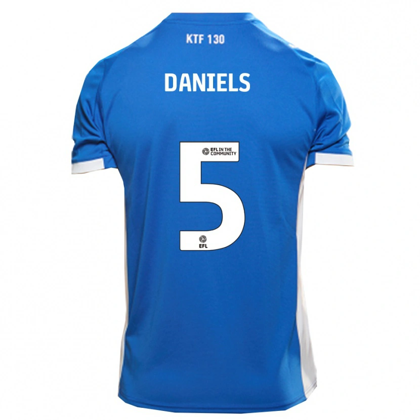 Danxen Kid Donervon Daniels #5 Blue White Home Jersey 2025/26 T-Shirt