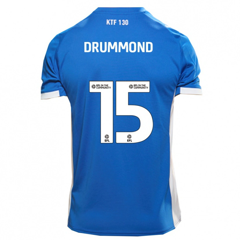 Danxen Kid Kane Drummond #15 Blue White Home Jersey 2025/26 T-Shirt