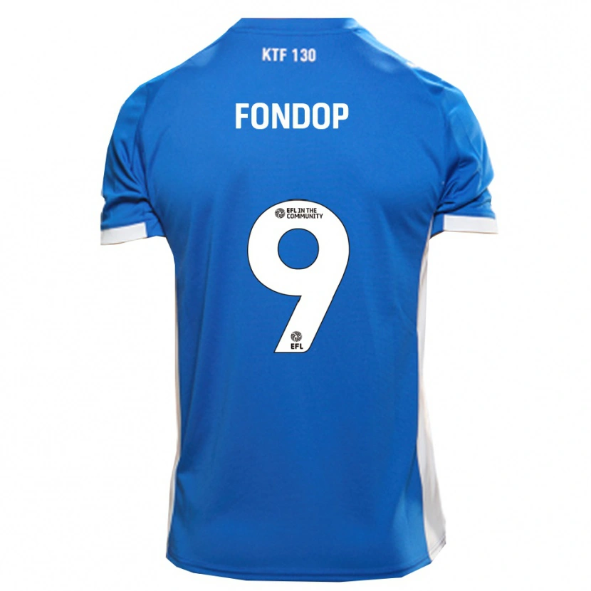 Danxen Kid Mike Fondop #9 Blue White Home Jersey 2025/26 T-Shirt