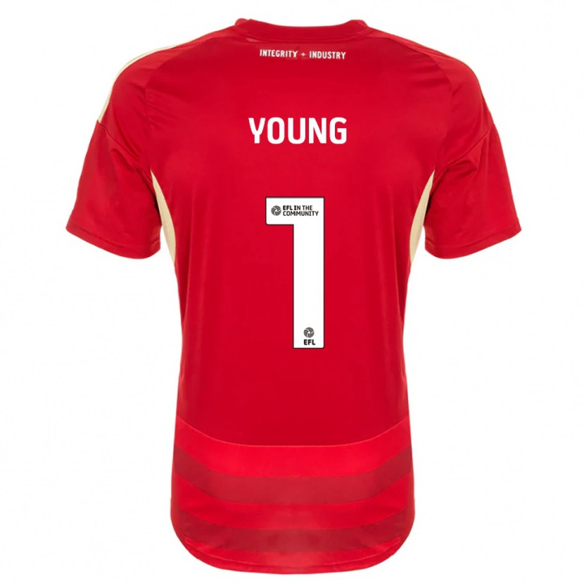 Danxen Kid Matthew Young #1 Red White Home Jersey 2025/26 T-Shirt