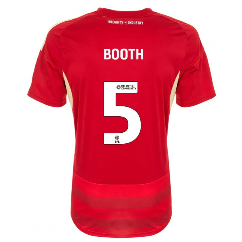 Danxen Kid Lailah Booth #5 Red White Home Jersey 2025/26 T-Shirt