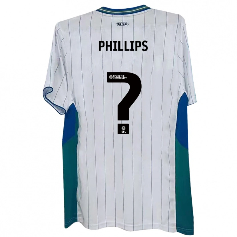 Danxen Kid Ruby Phillips #0 White Green Blue Home Jersey 2025/26 T-Shirt