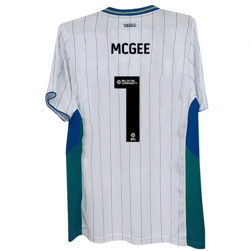 Danxen Kid Luke Mcgee #1 White Green Blue Home Jersey 2025/26 T-Shirt